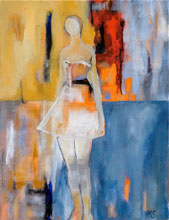 Abstract The New Dress By Jennifer Rocco Stone