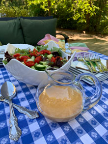celebrate hummus vinaigrette