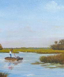 lowcountry-Oysterman-Terry-Brennan-12x12